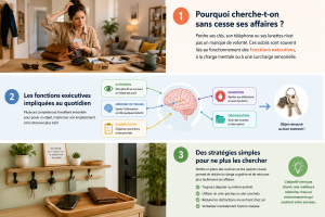 fonctions exécutives et organisation quotidienne