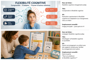 flexibilité cognitive et adaptation aux changements chez un enfant